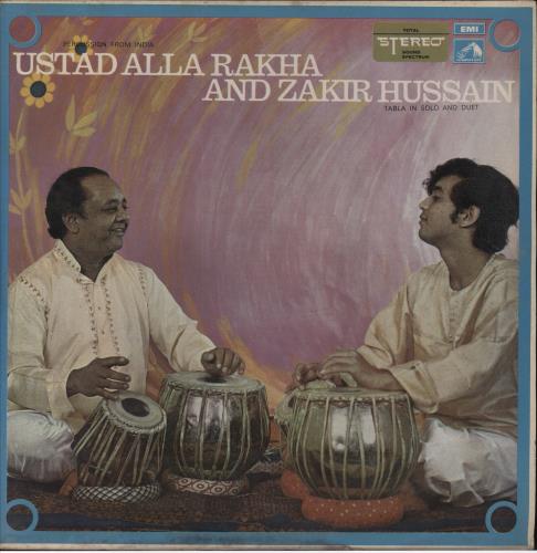 Zakir Hussain Percussion From India, Tabla In Solo And Duet vinyl LP album (LP record) Indian ZANLPPE852590