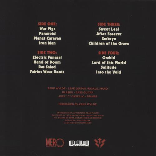 Zakk Sabbath Doomed Forever Forever Doomed - Red Vinyl 2-LP vinyl record set (Double LP Album) UK 5AQ2LDO850434