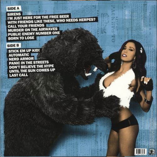 Zebrahead Call Your Friends - Blue With White Splatter Vinyl vinyl LP album (LP record) UK ZBHLPCA873330