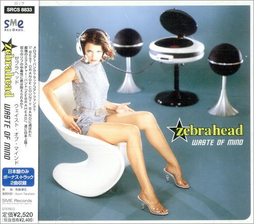 Zebrahead Waste Of Mind CD album (CDLP) Japanese ZBHCDWA504257