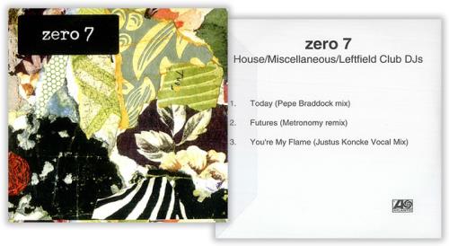 Zero 7 The Garden: Remixes & Rarities CD-R acetate UK ZERCRTH421827