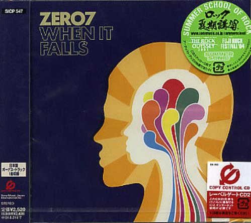 Zero 7 When It Falls CD album (CDLP) Japanese ZERCDWH272185