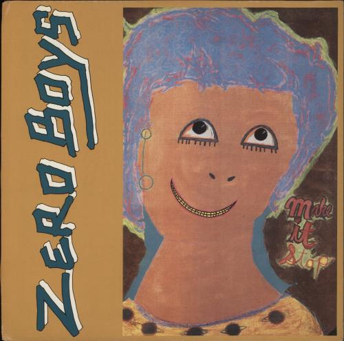 Zero Boys Make It Stop + Insert vinyl LP album (LP record) German 3PULPMA859954