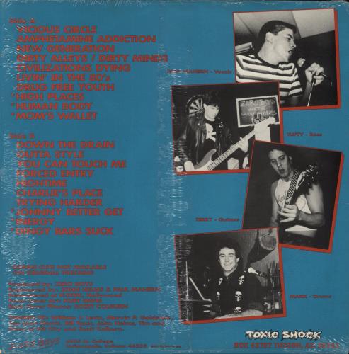 Zero Boys Vicious Circle vinyl LP album (LP record) US 3PULPVI863321