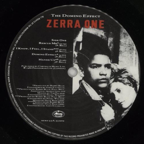 Zerra I The Domino Effect - Shrink vinyl LP album (LP record) UK ZE4LPTH874566