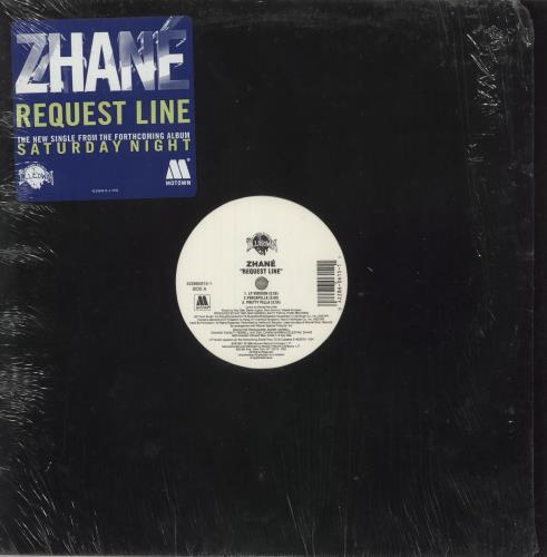 Zhan� Request Line 12" vinyl single (12 inch record / Maxi-single) US ZHA12RE743721