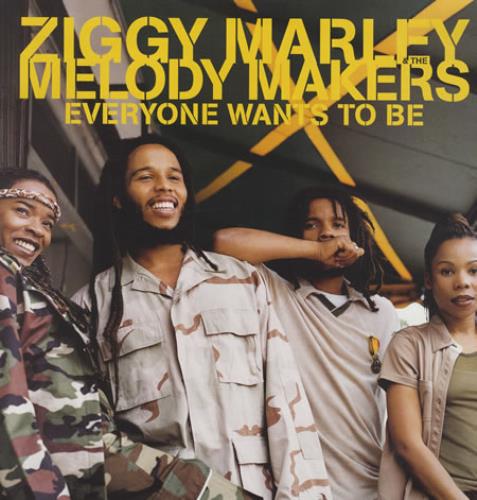 Ziggy Marley Everyone Wants To Be 12" vinyl single (12 inch record / Maxi-single) UK ZGM12EV412591
