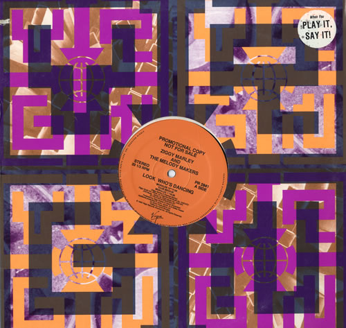 Ziggy Marley Look Who's Dancing 12" vinyl single (12 inch record / Maxi-single) US ZGM12LO556044