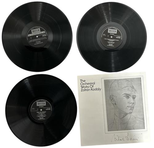 Zoltn Kodly The Orchestral Works Of Zoltn Kodly Vinyl Box Set UK KO6VXTH857575