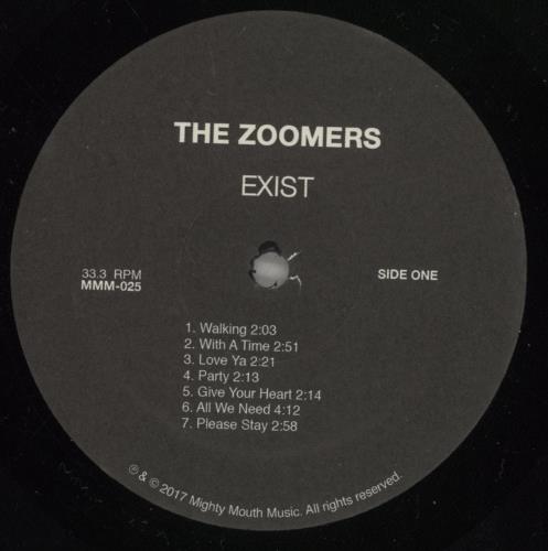 Zoomers Exist vinyl LP album (LP record) US -01LPEX887378