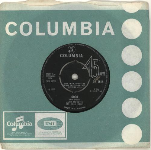 Zoot Money Good 7" vinyl single (7 inch record / 45) UK ZOO07GO697489