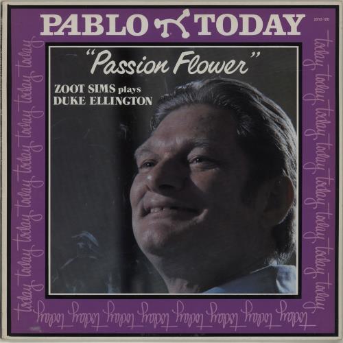 Zoot Sims Passion Flower vinyl LP album (LP record) French ZA1LPPA567051