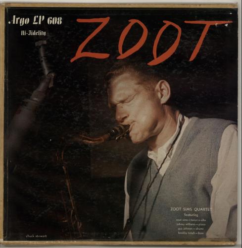 Zoot Sims Zoot - 1st vinyl LP album (LP record) US ZA1LPZO651747