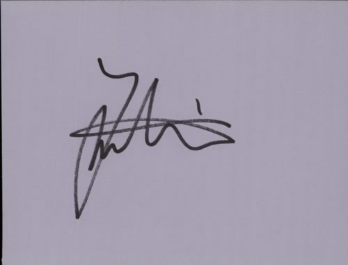 Zucchero Page From An Autograph Book memorabilia UK ZUCMMPA608754