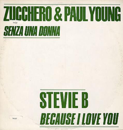 Zucchero Senza Una Donna 12" vinyl single (12 inch record / Maxi-single) Brazilian ZUC12SE286189
