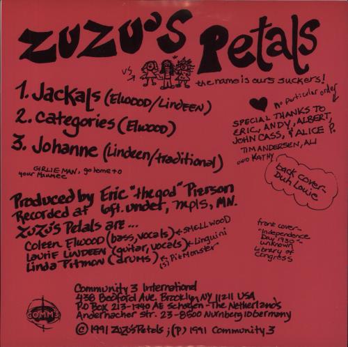 Zuzu's Petals Jackals / Categories / Johanne 7" vinyl single (7 inch record / 45) US ZA307JA623630