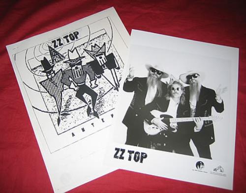 ZZ Top Antenna media press pack US ZZTPPAN366372