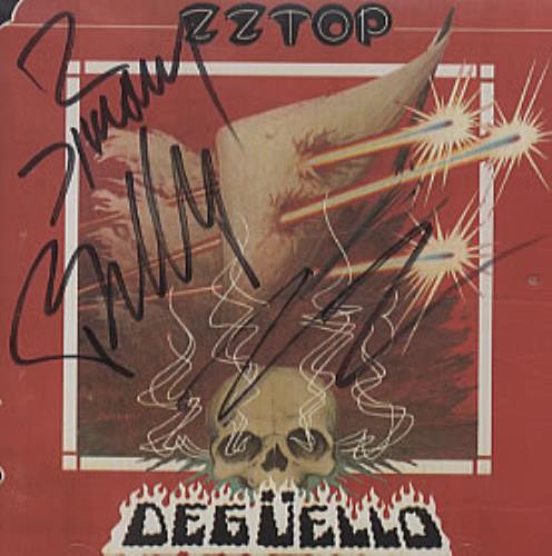 ZZ Top Deg�ello - AUTOGRAPHED CD album (CDLP) US ZZTCDDE320308