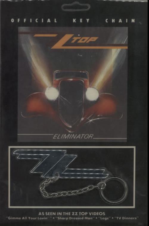ZZ Top Eliminator Keyring memorabilia US ZZTMMEL204482