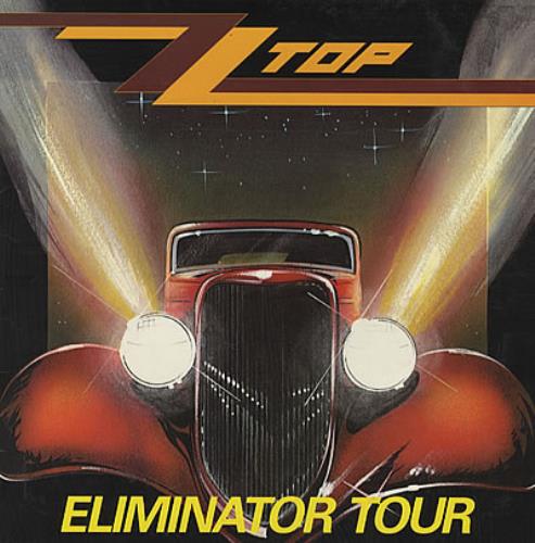 ZZ Top Eliminator tour programme UK ZZTTREL185262