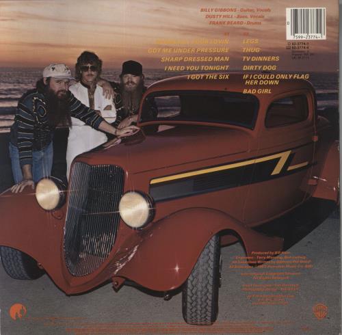 ZZ Top Eliminator vinyl LP album (LP record) German ZZTLPEL190698