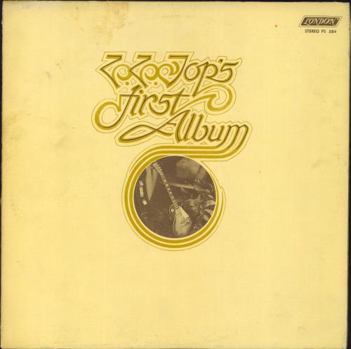 ZZ Top First Album -  Philips Pressing vinyl LP album (LP record) US ZZTLPFI802651