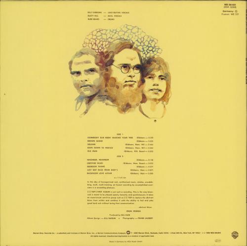 ZZ Top First Album vinyl LP album (LP record) German ZZTLPFI789095