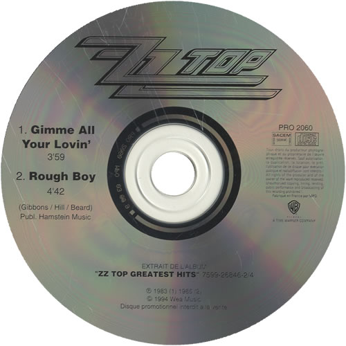 ZZ Top Gimme All Your Lovin' CD single (CD5 / 5") French ZZTC5GI54883
