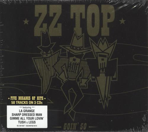ZZ Top Goin' 50 3-CD album set (Triple CD) UK ZZT3CGO730250