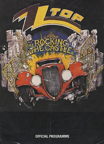 ZZ Top Rocking The Castle - VG tour programme UK ZZTTRRO325504