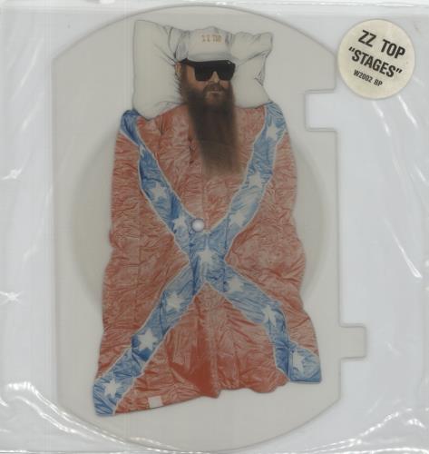 ZZ Top Sleeping Bag - Complete Set Of Interlocking Shapes shaped picture disc (picture disc vinyl record) UK ZZTSHSL17649