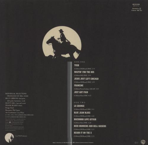 ZZ Top The Best Of ZZ Top vinyl LP album (LP record) German ZZTLPTH873702