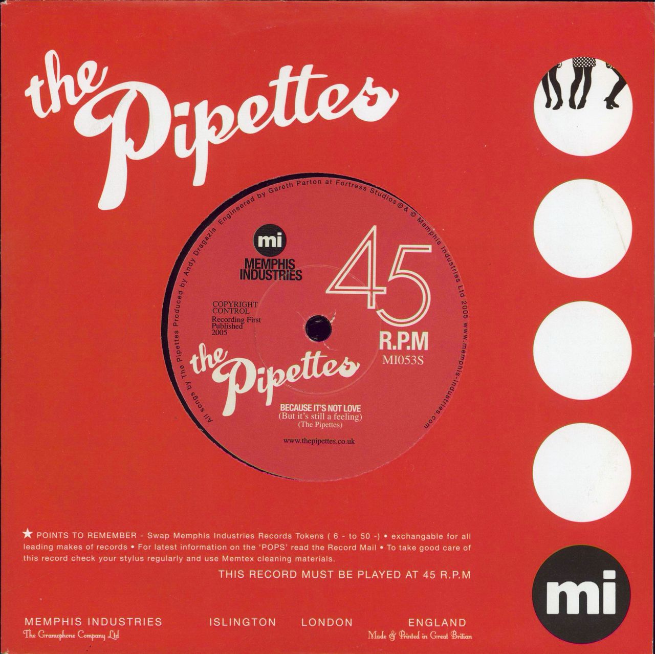 The Pipettes Rare Vinyl Records, LPs, vinyl albums, 7