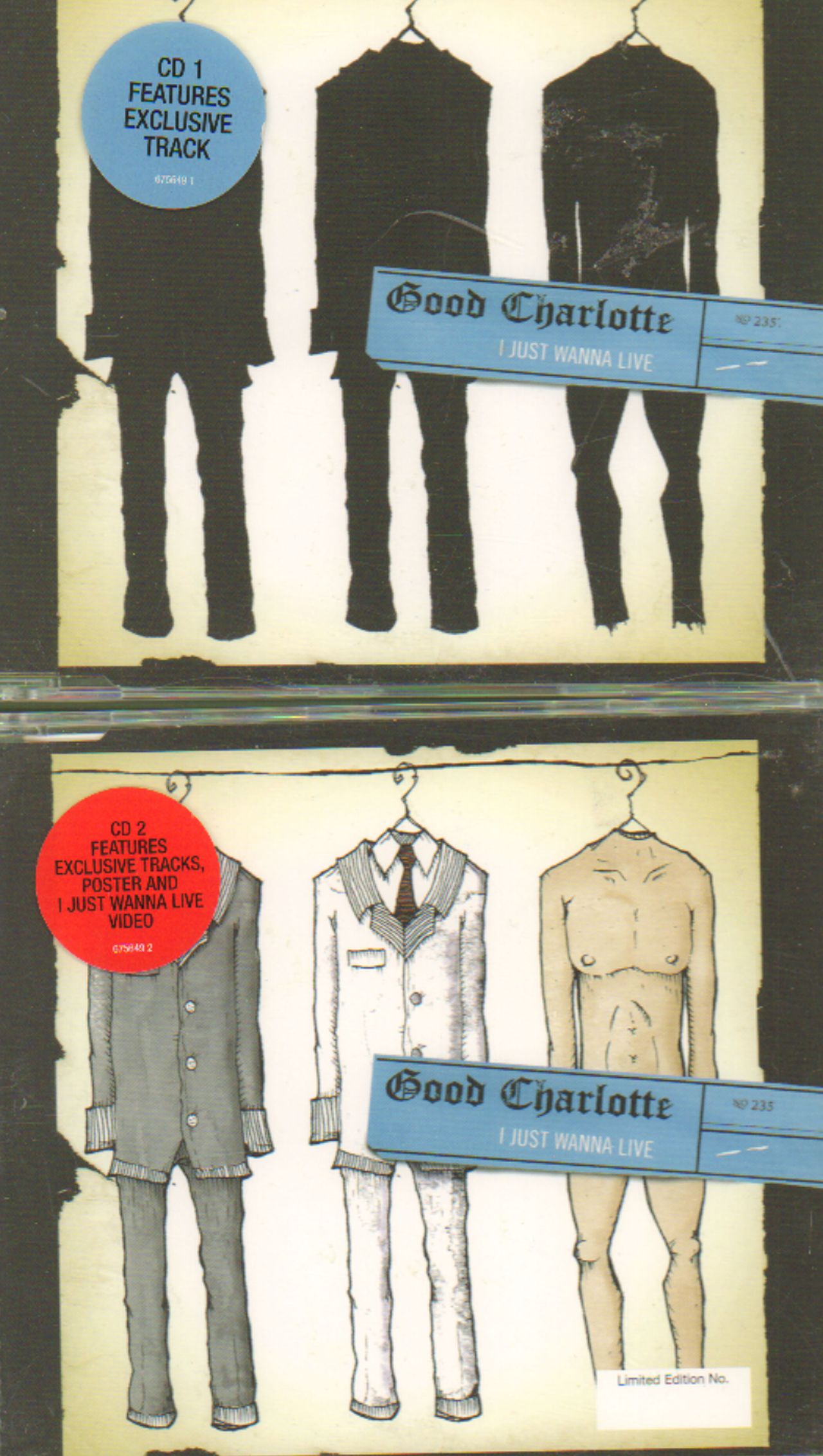 Good Charlotte Rare Vinyl Records, LPs, vinyl albums, 7