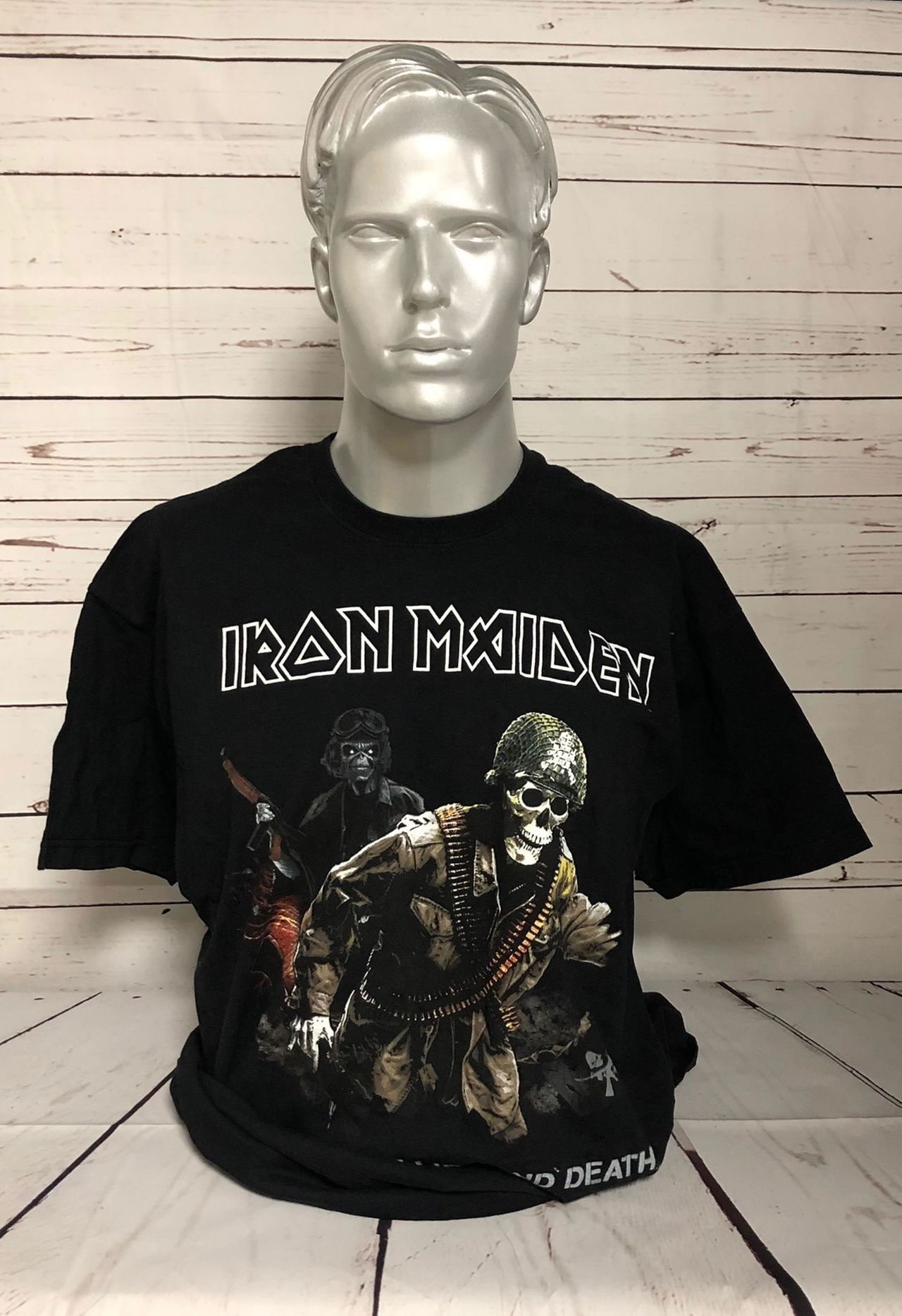 iron maiden matter of life and death t shirt