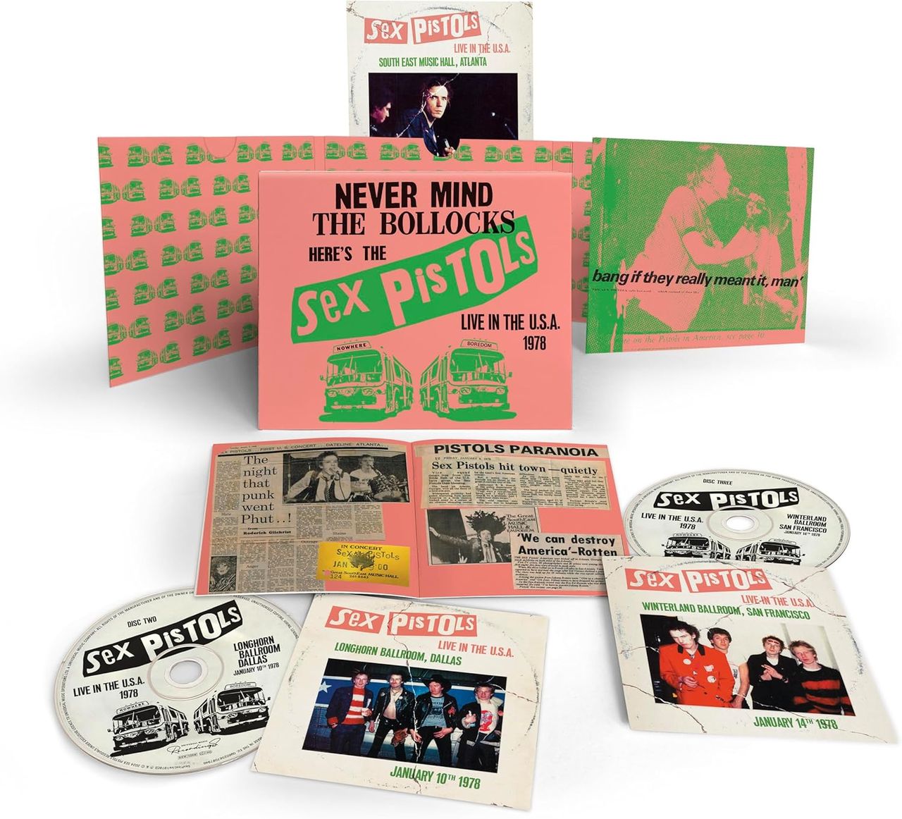 Sex Pistols Rare Vinyl Records, LPs, vinyl albums, 7