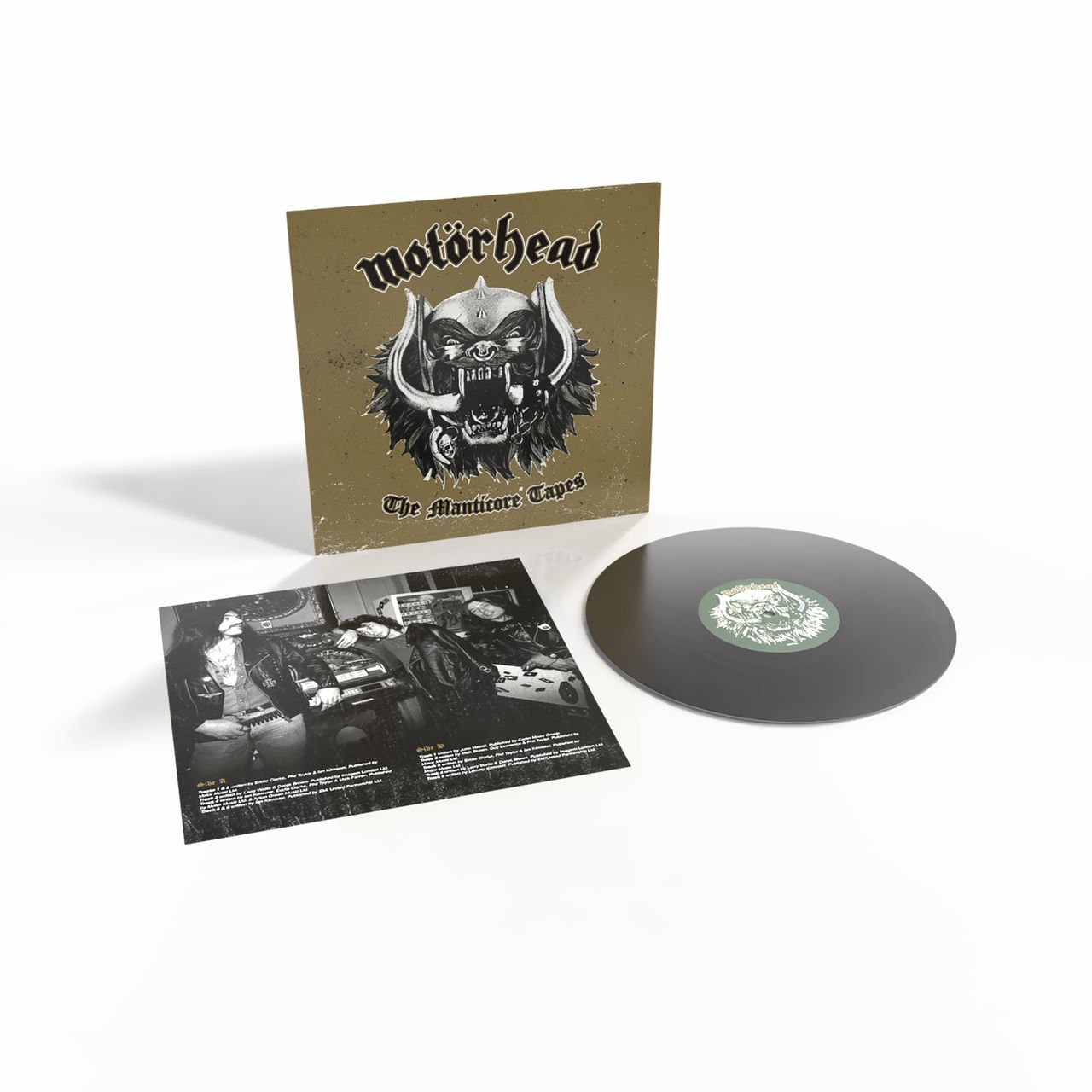 ヴィンテージ Motörhead 3カラー 7’ Pic.レコード Motorhead The Manticore Tapes (Deluxe Edition) 2LP (Clear