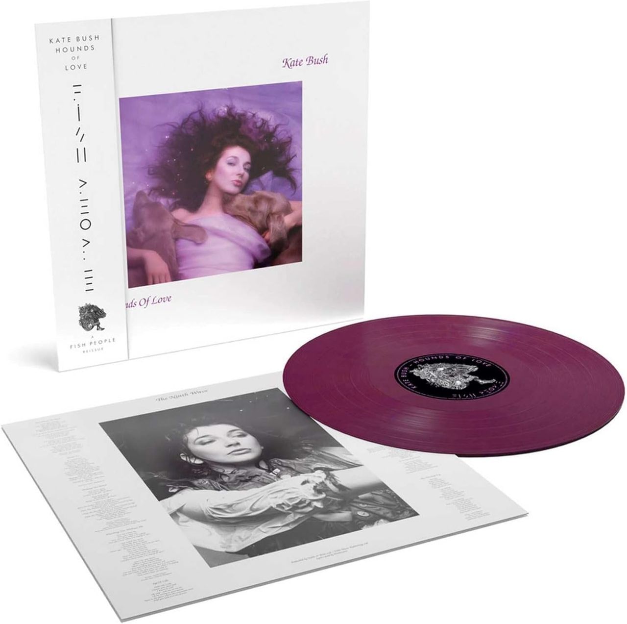 Kate Bush Hounds Of Love - Pink Marbled Vinyl - EX Canadian